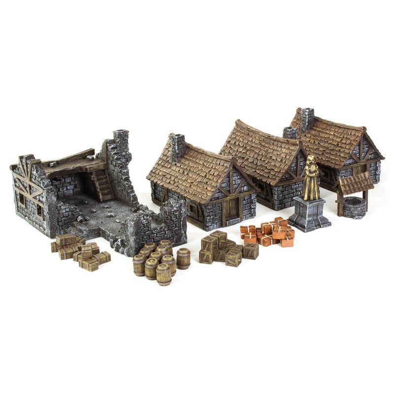 Fantasy terrain houses - by Game Mat