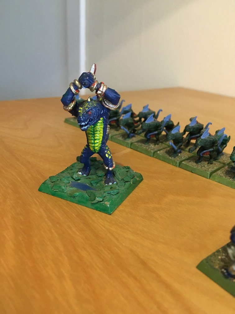 Kroxigor and Skink Archers 