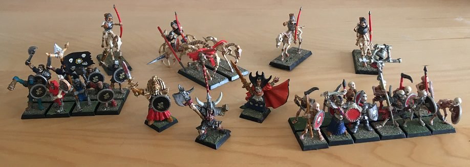 The undead warband in full