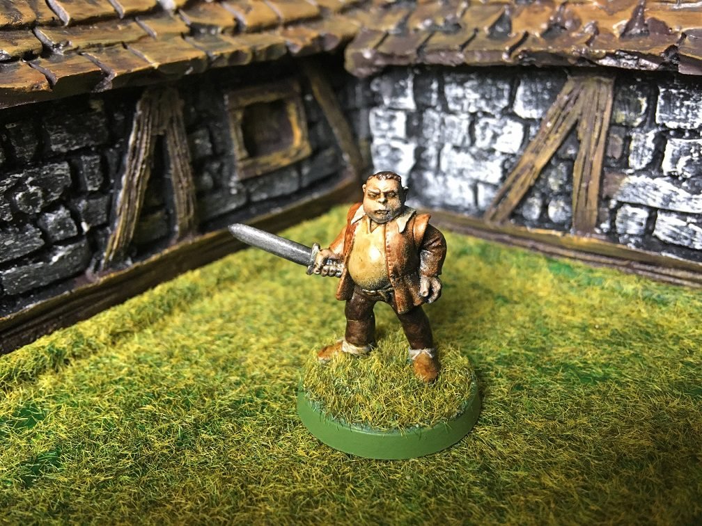 Midlam Miniatures - villager with sword