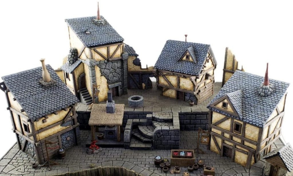 medieval fishing village on etsy