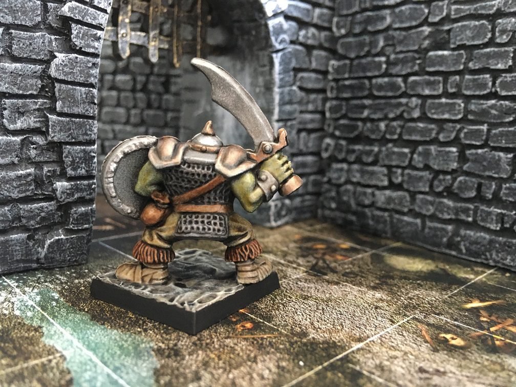 Battlemasters orc lays in wait for an ambush