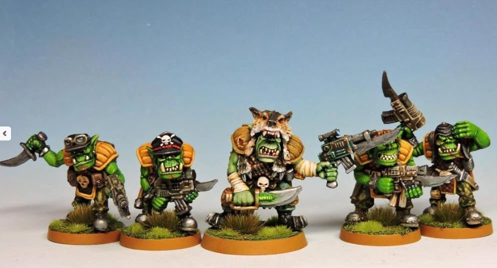 Space Orcs by Knightmare, perfect for use as your Stargrave minis