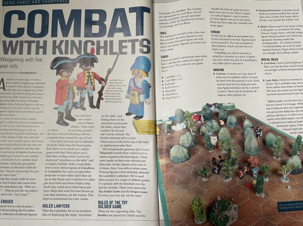 Conrad's article in Miniature Wargames Magazine 475